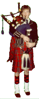 Graphic of me playing the bagpipes!