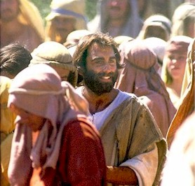 Jesus offers joy and life to His most treasured creation: people.  (Bruce Marchiano in "Matthew")