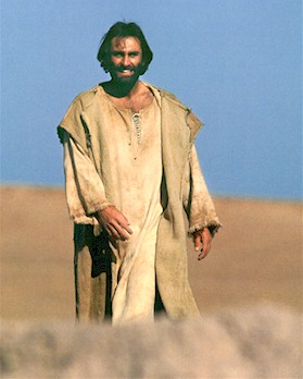 Bruce Marchiano as Jesus in The Visual Bible's "Matthew."  1997 Visual Entertainment, Inc.  Used by permission.