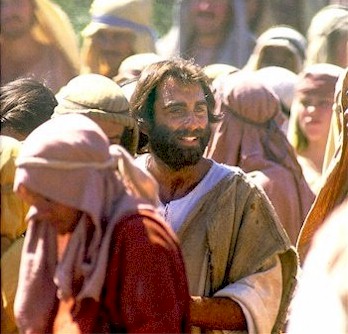 Bruce Marchiano as Jesus in The Visual Bible's "Matthew."  1997 Visual Entertainment, Inc.  Used by permission.