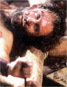 Bruce Marchiano as Jesus in The Visual Bible's "Matthew."  1997 Visual Entertainment, Inc.  Used by permission.